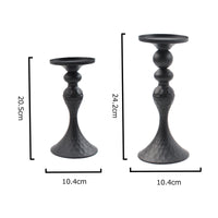 Hammered Iron Candle Holder European Home Decor