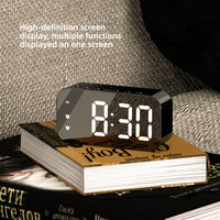 LED Digital Voice Control Alarm Clock