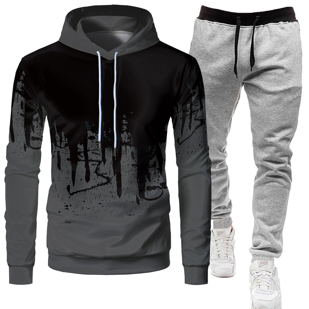 Mens Athletic Hooded Tracksuit