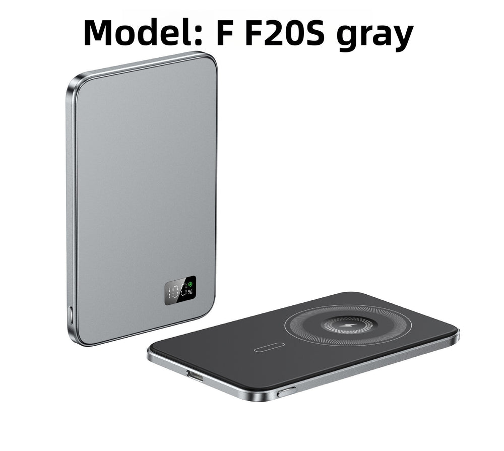 Magnetic Wireless Power Bank Watch Ultra-Thin Mobile Power Supply