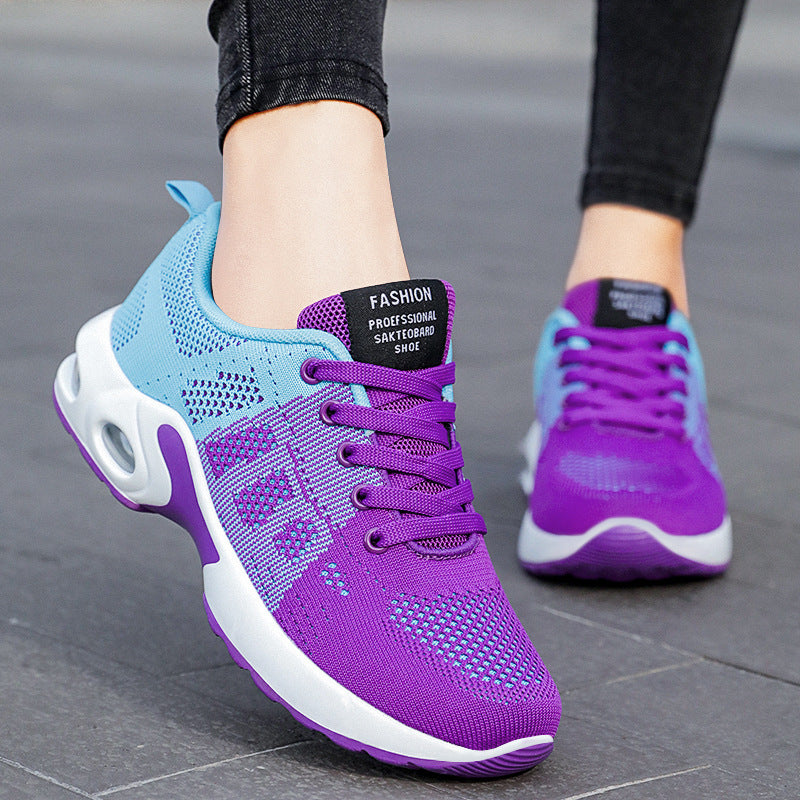 Womens Breathable Running Sports Shoes