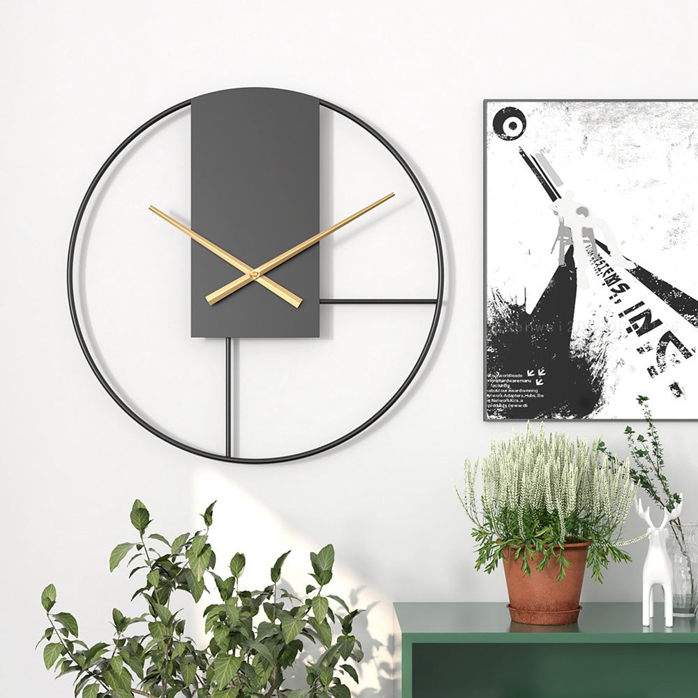 Minimalist Metal Wall Clock