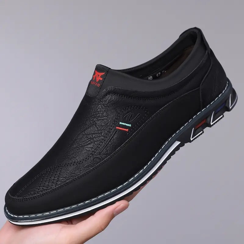 Mens Embroidered Slip-On Casual Shoes