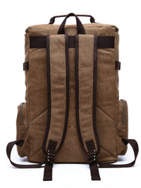 Retro Canvas Backpack Large Capacity Laptop School Bag