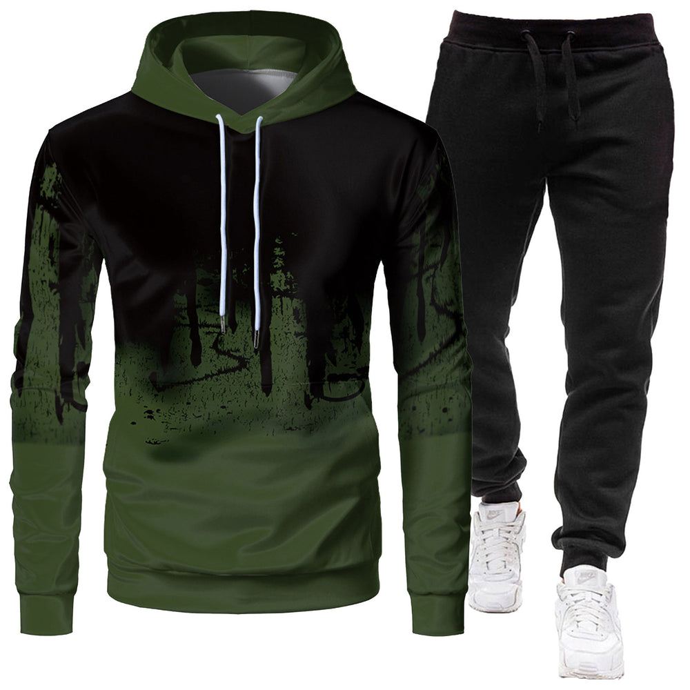 Mens Athletic Hooded Tracksuit