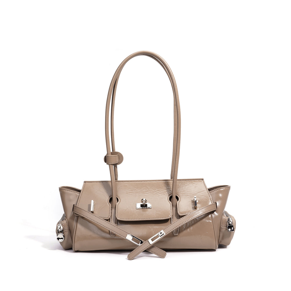 Genuine Leather Shoulder Handbag