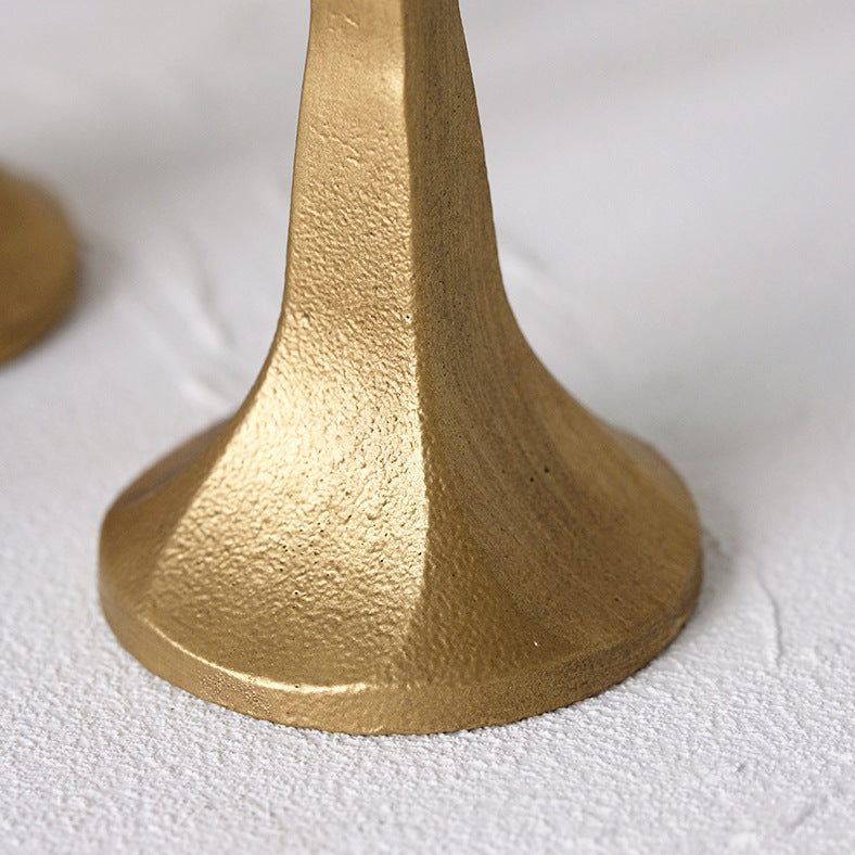 Classic Cast Iron Candlestick Set Home Decor