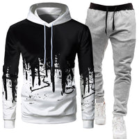 Mens Athletic Hooded Tracksuit