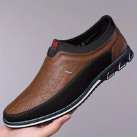 Mens Embroidered Slip-On Casual Shoes