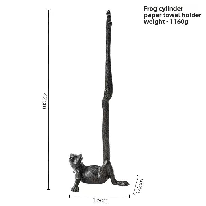 Creative Animal Tissue Holder Cast Iron Home Decor