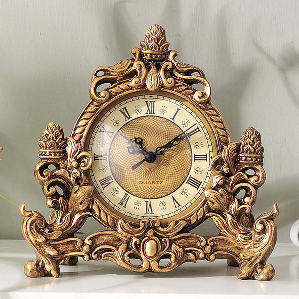 European Retro Table Clock