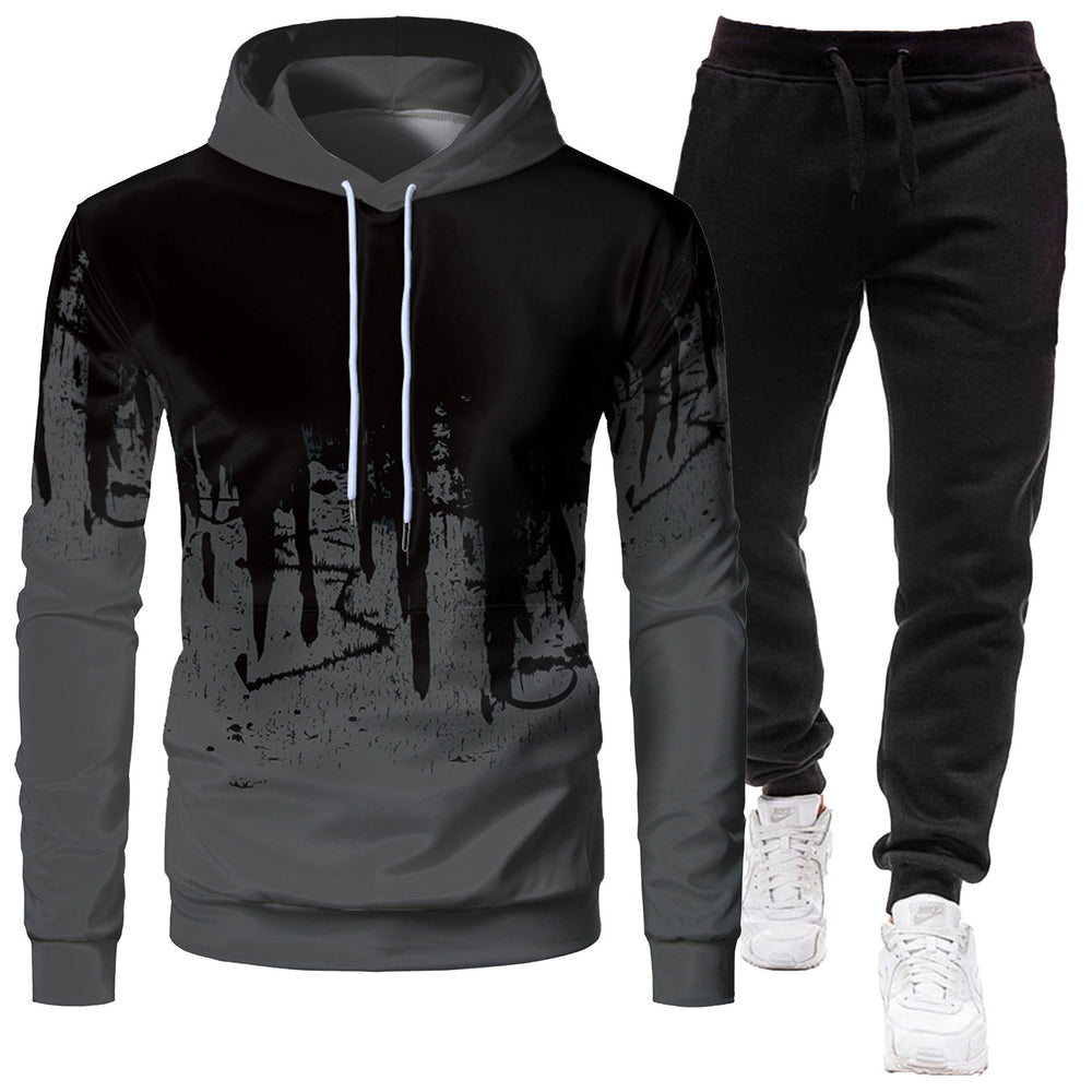 Mens Athletic Hooded Tracksuit