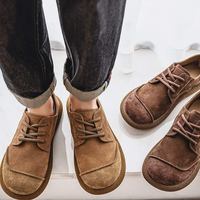 Cowhide Casual Men's Shoes Breathable Soft-Soled Leather Shoes