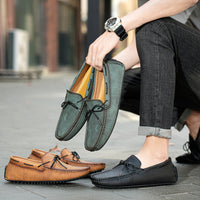Spring and summer cross-border hot long-term in stock plus size men's casual bean shoes explosions lazy one-step men's shoes direct sales