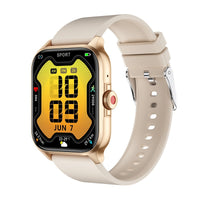 Smart Health Monitoring Watch with Temperature Blood Oxygen Tracking