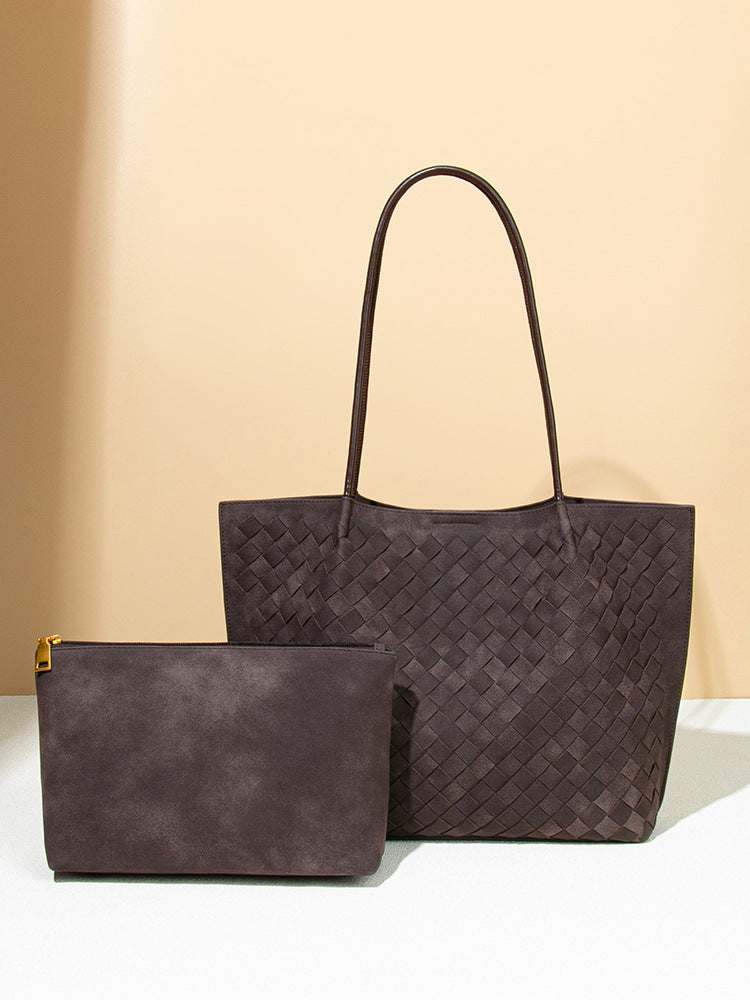 Handmade Woven Bag Shoulder Underarm Tote Bag