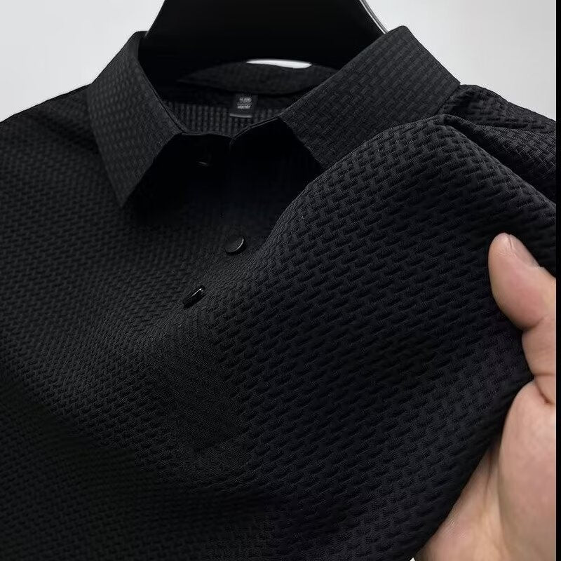 Classic Mesh Polo Shirt for Men