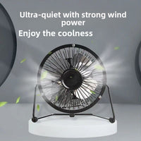 USB Powered Desktop Fan with Silent Operation