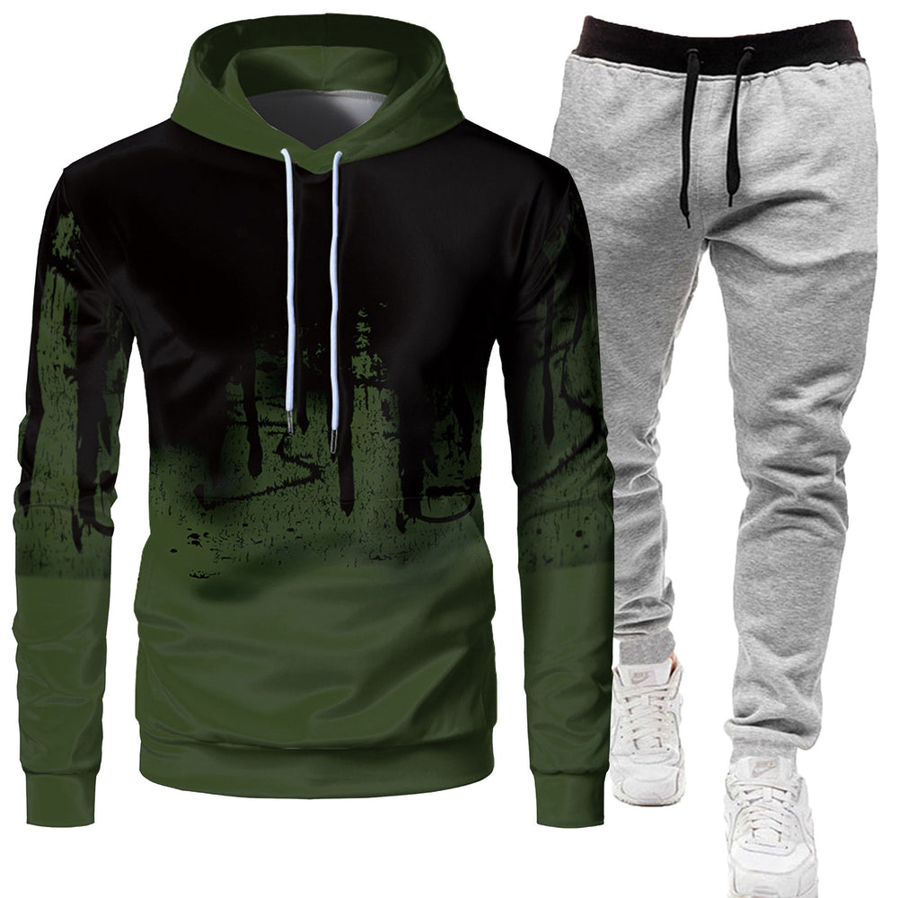Mens Athletic Hooded Tracksuit