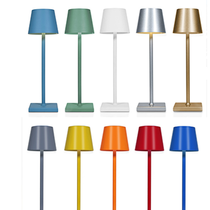 Rechargeable Nordic LED Desk Lamp with Touch Dimming